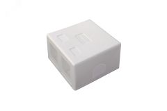 Корпус розетки для модуля Keystone, 2 порта, белый DATAREX DR-5002 Datarex