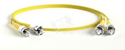 Патч-корд волоконно-оптический (шнур) SM 9/125 (OS2) ST/UPC-ST/UPC 2мм duplex LSZH (2м) 238486 Hyperline
