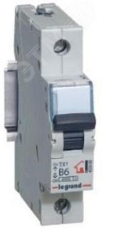 Выключатель автоматический однополюсный 63А C TX3 6кА/10кА 403922 Legrand/Daccord