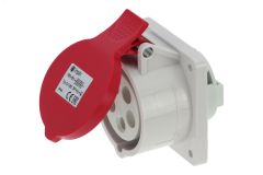 Розетка встраиваемая 16A/400V/3P+N+E/IP44, фланец 75x75 00-00032483 INPIN
