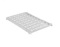 Полка SMART универсальная 19'' перфорированная. площадка 700 мм (регулировка направляющих от 620 мм до 780 мм) для напольных и настенных шкафов. цвет серый (RAL 7035) (8344s) SH 7004.700 SYSMATRIX