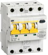 Выключатель автоматический дифференциальный 34 C6  10мА MAD22-6-006-C-10 IEK
