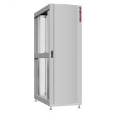 Шкаф серверный 45U 800х1070 передняя дверь: одностворчатая глухой металл IP51. задняя дверь: двустворчатая перфорированная IP20. боковые панели: без. цвет: серый RAL7035  NS 8145.7240 SYSMATRIX