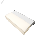 Светодиодный светильник RVE-LBX-LUMO60-PLAZA5020010-1-GR (Прямоугольник Грильято 1шт 40х190х100мм 16Вт встраиваемый 4000K Белый) RVE00003293 RVElektro