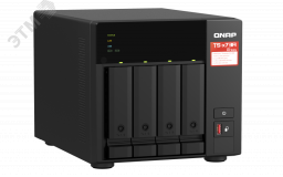 Сетевое харнилище 4 отсека 3,5''/2,5'', AMD Ryzen V1500B 2,2 ГГц, DDR4 8 Гб 1000648157 QNAP