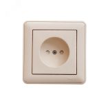 W59 Розетка скрытая без заземления 16А бежевая RS16-151-28 Systeme Electric