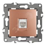 Розетка информационная RJ45, Эра12, медь, 12-3107-14 Б0019352 ЭРА