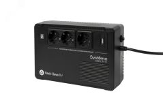 Источник бесперебойного питания Line-interactive BVSE 600 ВА/360 Вт 1/1 1 сек Tower 3хSchuko CEE 7 USB BVSE600RS Systeme Electric
