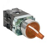 Переключатель BD33 3P c желтой подстветкой 230В NO PROxima xb2-bk33-y-230 EKF