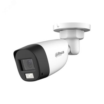 Видеокамера аналоговая 5Мп цилиндрическая уличная ИК-20м LED-20м IP67 (2.8мм) 143778 Dahua