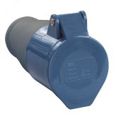 Розетка кабельная 32А 2Р+E IР44 переносная 250В 223 PSR21-032-3 IEK
