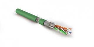 Кабель SFTP4-C7-P26-IN-LSZH-GN-500 (500 м) витая параэкранированная S/FTPкат.7 445154 Hyperline