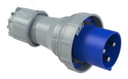 Вилка кабельная 125А/230V/1P+N+E/IP67 00-00005695 PCE