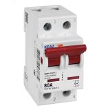 Выключатель нагрузки 2П 80А 400В OptiDin BM63PL-280-УХЛ3 (ВМ63PL) 328165 КЭАЗ