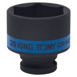 Головка торцевая ударная шестигранная 1/2', 39 мм 453539M King Tony