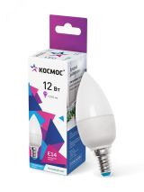 Лампа светодиодная LED 12Вт Свеча 220В Е14 D37х110 6500К холодный 1070 лм LkecLED12wCNE1465 Космос