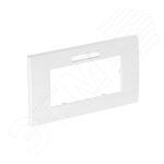 Рамка двойная Modul45 (с полем д/маркировки.,горизонт.,84x140 мм,белый) 6119352 OBO Bettermann
