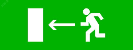 Пиктограмма 'Направление налево' 320х120мм (дл     EXIT, SAFEWAY-40) EKF pkal-01-03 EKF