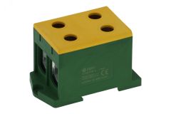 Клемма жёлто-зелёная, 4 подключения 25-150мм 1000V 250/320А 00-00032758 INPIN