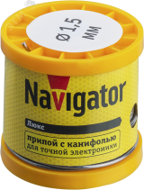 Припой 93 086 NEM-Pos02-61K-1.5-K200 (ПОС-61, катушка, 1.5 мм, 200 гр) 25564 Navigator Group