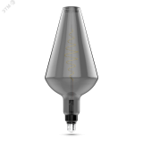 Лампа светодиодная филаментная LED 8.5 Вт 165 лм 1800К AC185-265В E27 Vase теплая серая колба Black Filament Gauss 180802005 GAUSS