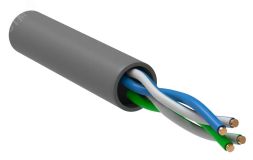 Витая пара U/UTP 5E 2х2х24AWG PVC серый (305м) РФ/С LC1-C5E02-111-S-R ITK