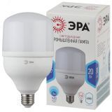 Лампа светодиодная LED POWER T80-20W-6500-E27 (диод колок 20Вт хол E27) (40/800х80) Б0049588 ЭРА