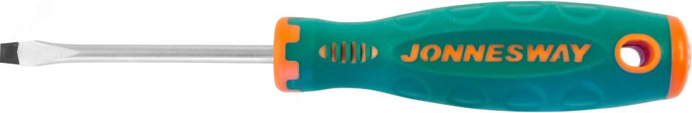 Отвертка стержневая шлицевая ANTI-SLIP GRIP, SL5.5х75 мм 049953 Jonnesway