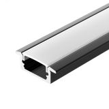 Профиль LINE-2308-F-2000 ANOD BLACK (Алюминий) 040301 Arlight