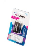 Аккумулятор крона Li-ion 9V 1200мАч 1 шт на блистере KOCLi9V1200mAh1BL Космос