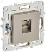 SKANDY Розетка компьютерная RJ45 кат.6 SK-K02Sh шампань IEK SK-K10-2-K37 IEK