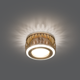 Светильник встраиваемый ДВО под лампу 3 Вт (max) 3000К IP20 d80х мм монт d60 мм Backlight BL096 GAUSS