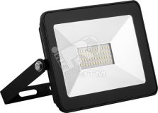 Прожектор светодиодный ДО-30w 4000К 2700Лм IP65 черный 55076 SAFFIT