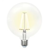 Лампа светодиодная LED 10вт 200-250В шар прозрачное 850Лм Е27 3000К Sky филамент 10534       Uniel