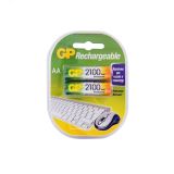 Аккумулятор перезаряжаемый GP 210AAHC AA, емкость 2000 мАч - 2 шт. в клемшеле 8469 GP