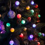 Гирлянда Шарики 30 мм, 5 м, темно-зеленый ПВХ 25 диодов, RGB 303-569 Neon-Night