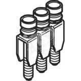 Перемычка BJM6  2п для M4/6 1SNA168516R2500 TE Connectivity (Entrelec,Tyco)