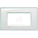 LivingLight Рамка прямоугольная 4 поста Морская вода LNA4804KA BTicino