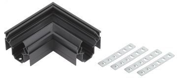 Коннектор TRM-PC20-CC-B угловой для магнитного трекового шинопровода NOVA для натяжных потолков TRM-PC20 черный Б0054793 ЭРА
