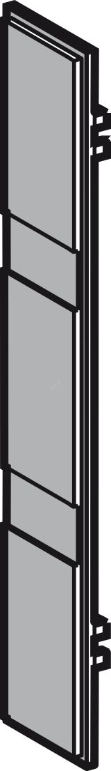 Кожух защитный для шин 3 полюса LA9ZX01573 Schneider Electric