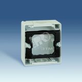 Коробка 1-местная, серый, S44A, серый 4400751-035 Simon