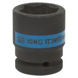 Головка торцевая ударная шестигранная 3/4', 32 мм 653532M King Tony