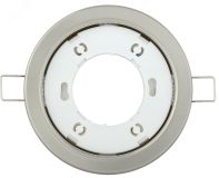 LIGHTING Светильник 4114 встраиваемый под лампу GX53 хром матовый IEK LUVB0-GX53-1-K27 IEK