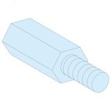 4 СТОЙКИ ДЛЯ РЕЕК М5, В = 55 ММ LVS03187 Schneider Electric