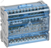 TEKFOR Шины на DIN-рейку (кросс-модуль) ШНК 4х11 3L+PEN IEK TF-DN10-4-11-125 IEK