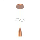 Светильник подвесной под лампу E27 1х60 Вт 200-240В IP20 1000х50 мм Медный Decor Gauss PL033 GAUSS