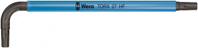 Ключ Г-образный 967 SL TORX HF Multicolour с функцией фиксации крепежа TX 27 x 112 мм WE-024176 Wera