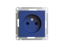 ATLASDESIGN РОЗЕТКА без заземления без шторок, 16А, механизм, АКВАМАРИН ATN001141 Systeme Electric