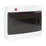 Щиток настенный с дверцей 12 мод.,IP41, белый, с клеммным блоком 63А RB12W4TWD DKC