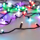 Гирлянда светодиодная декоративная ARD-STRING-CLASSIC-10000-BLACK-100LED-MILK-SYNC RGB (230V, 6.5W) (ARDCL, IP65) 028214 Arlight